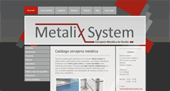 Desktop Screenshot of metalixsystem.com